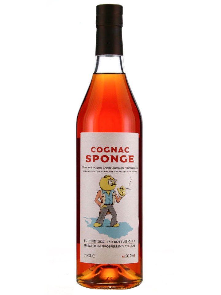 Cognac Sponge Heritage N.72 Edition No. 6 Cask Strength Grande Champagne Cognac 700mL