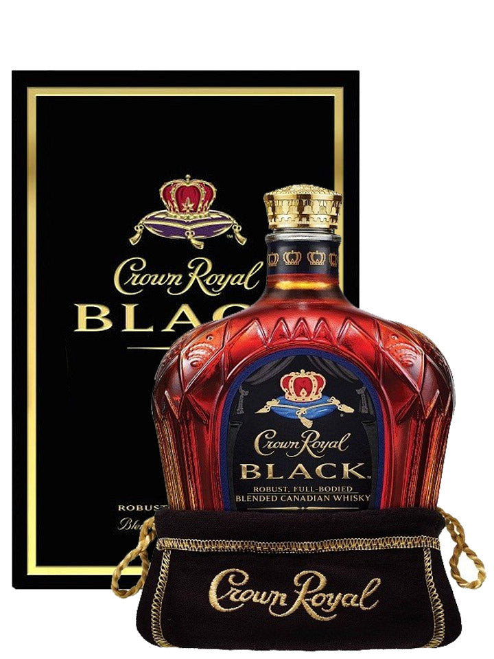 Crown Royal Black Blended Canadian Whisky 1L – The Drink Society