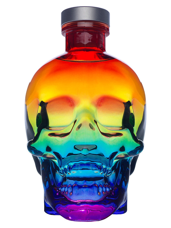 Crystal Head Skull Decanter Pride Limited Edition Vodka 700mL