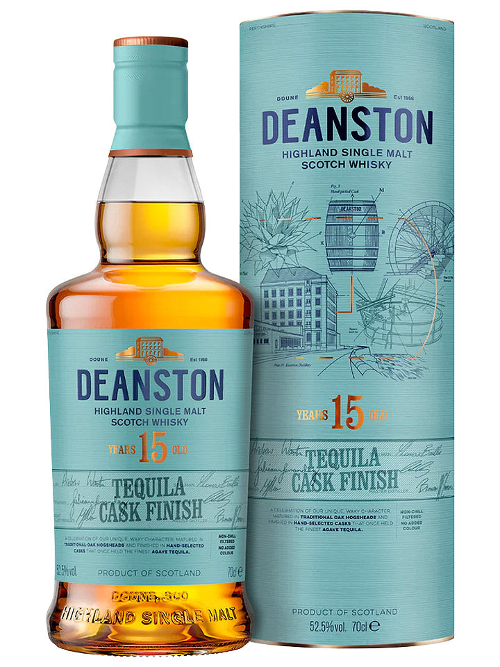 Deanston 15 Year Old Tequila Cask Finish Single Malt Scotch Whisky 700mL