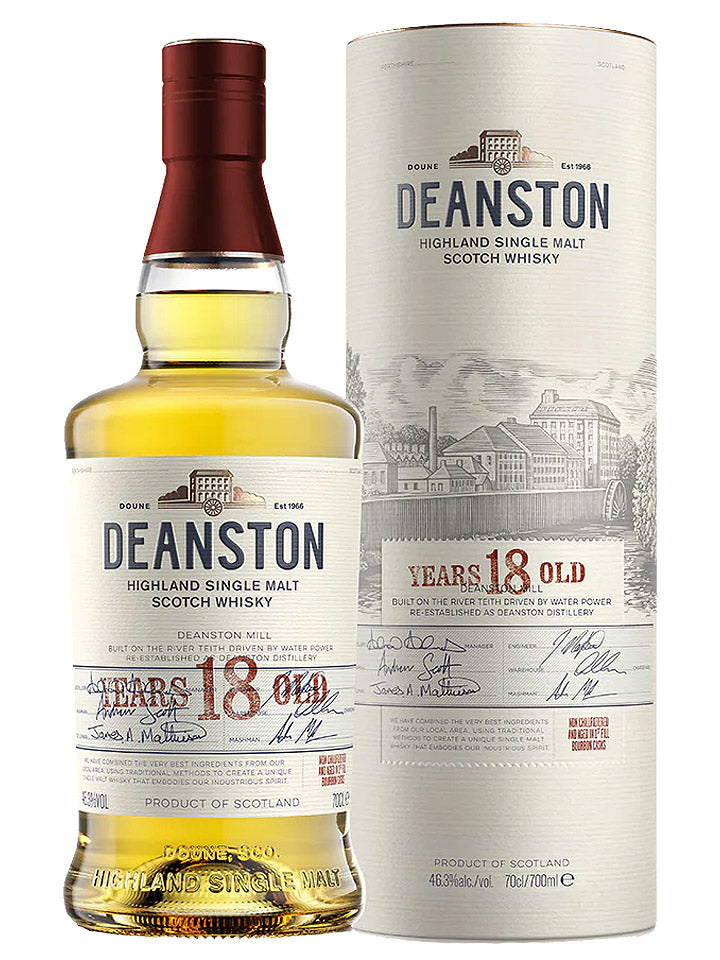 Deanston 18 Year Old Highland Single Malt Scotch Whisky 700mL