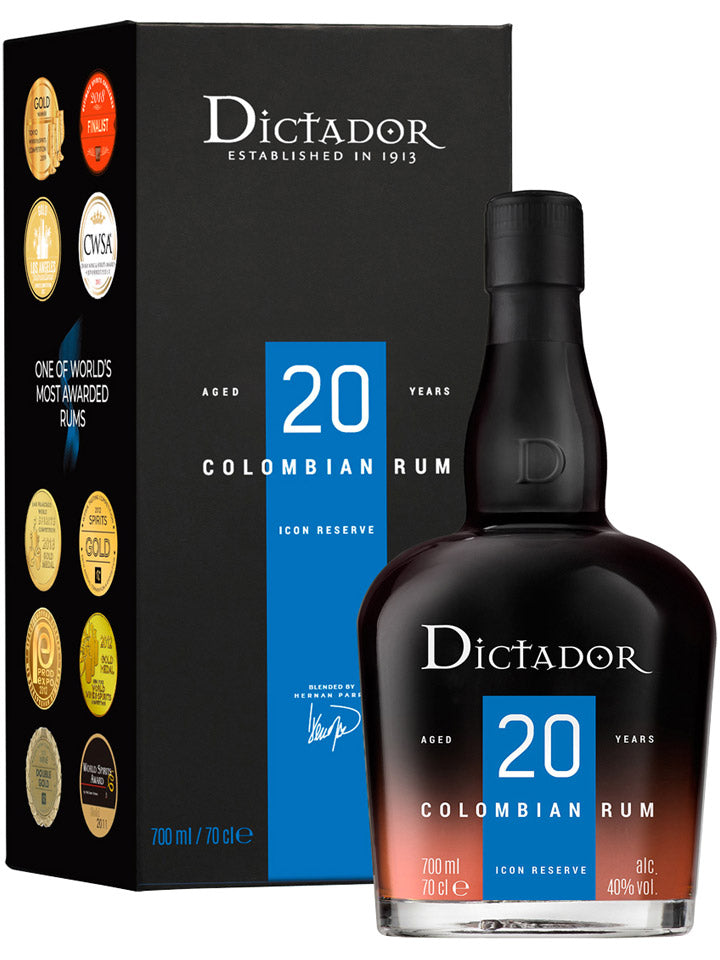 Dictador 20 Year Old Colombian Rum 700mL