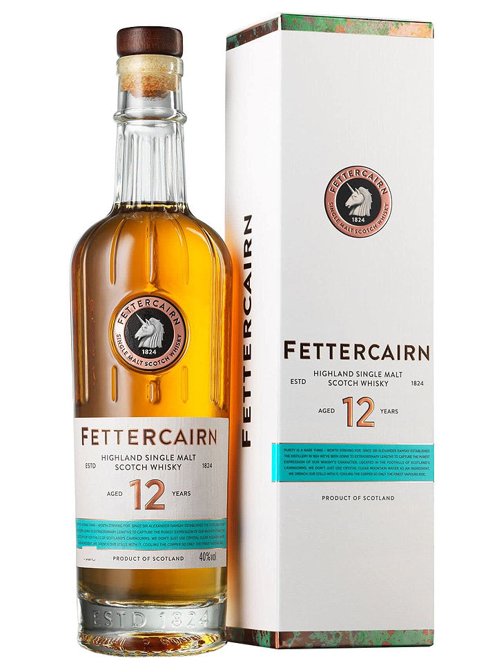 Fettercairn 12 Year Old Highland Single Malt Scotch Whisky 1L