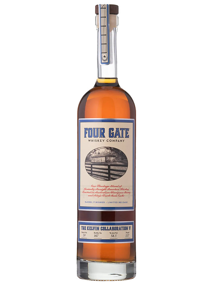 Four Gate The Kelvin Collaboration V Limited Release Barrel Proof Kentucky Straight Bourbon Whiskey 750mL