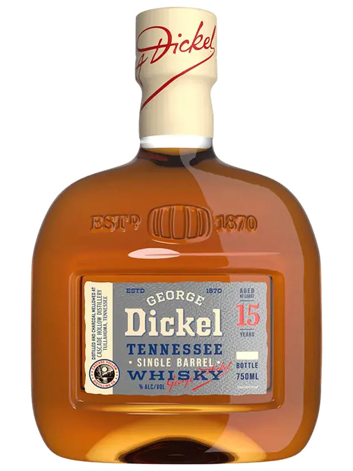 George Dickel 15 Year Old Single Barrel Tennessee Whisky 750mL