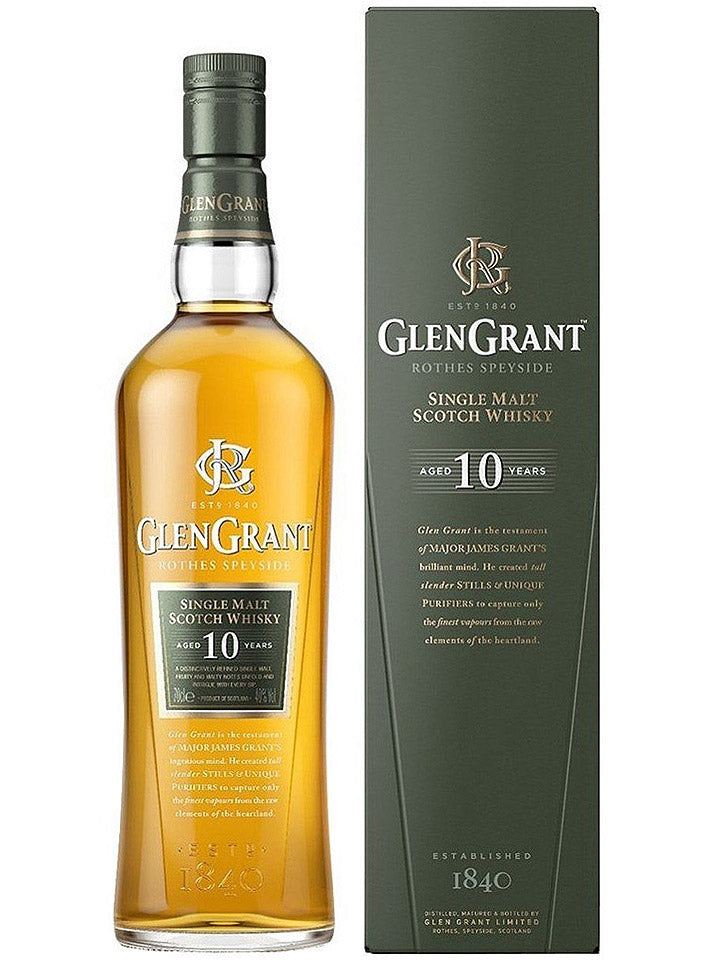 Glen Grant 10 Year Old Single Malt Scotch Whisky 700mL