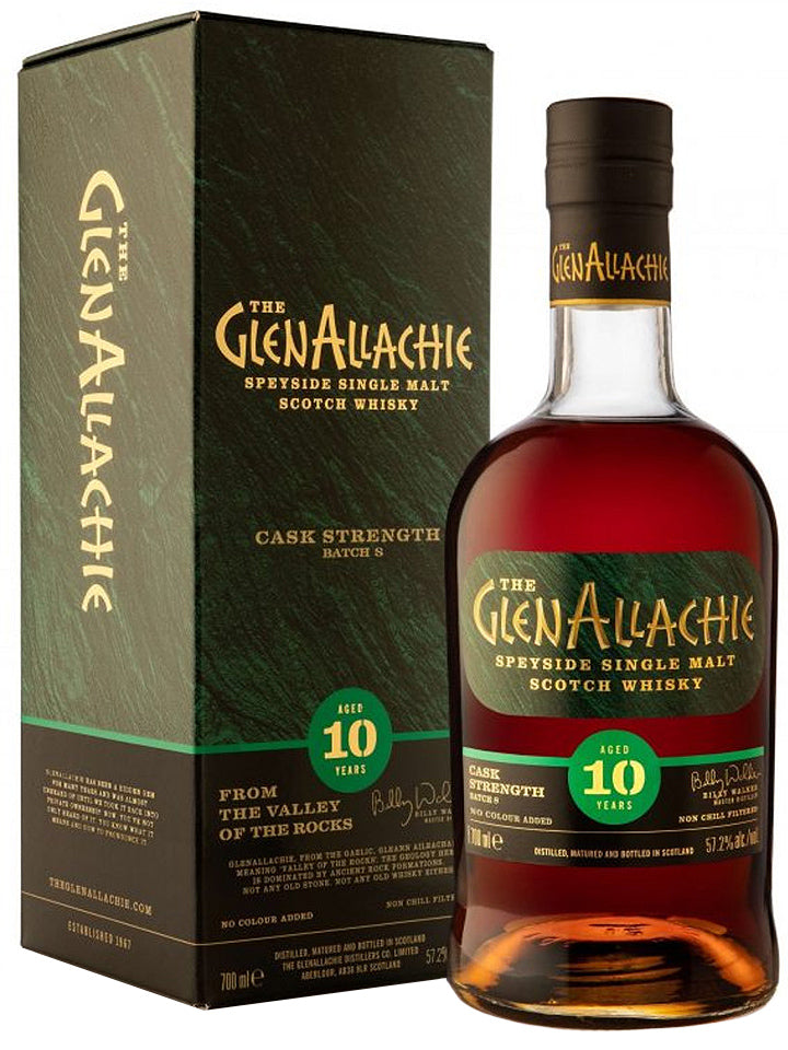 Glenallachie 10 Year Old Cask Strength Batch #8 Single Malt Scotch Whisky 700mL