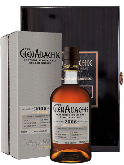 Glenallachie 16 Year Old 2006 Single Cask Oloroso Puncheon + Wooden Gift Box Single Malt Scotch Whisky 700mL