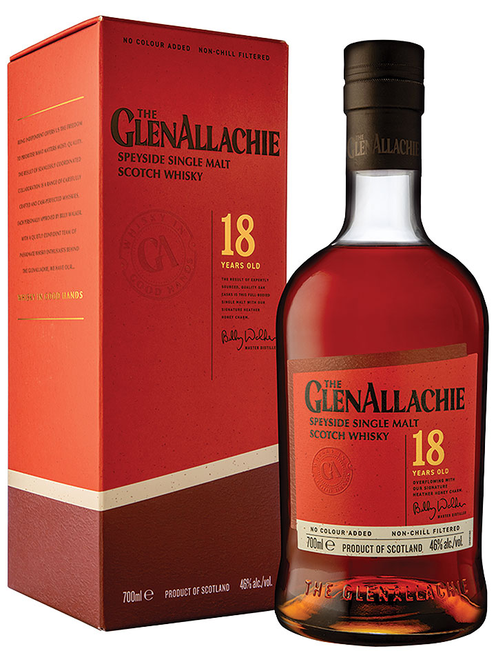 Glenallachie 18 Year Old Speyside Single Malt Scotch Whisky 700mL