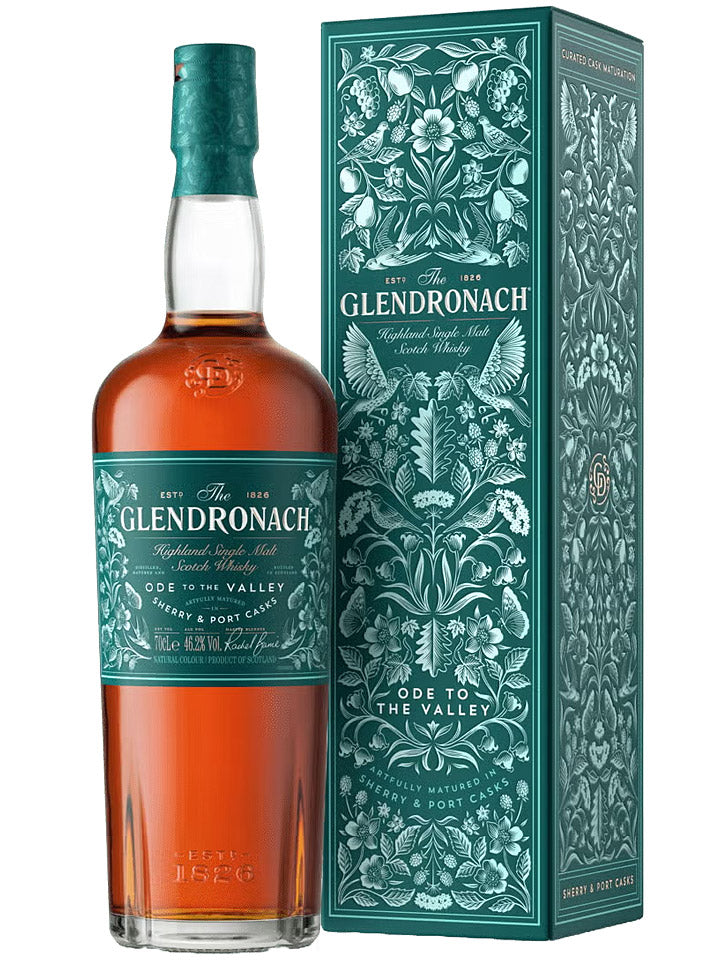 GlenDronach Ode To The Valley Sherry & Port Casks Single Malt Scotch Whisky 700mL