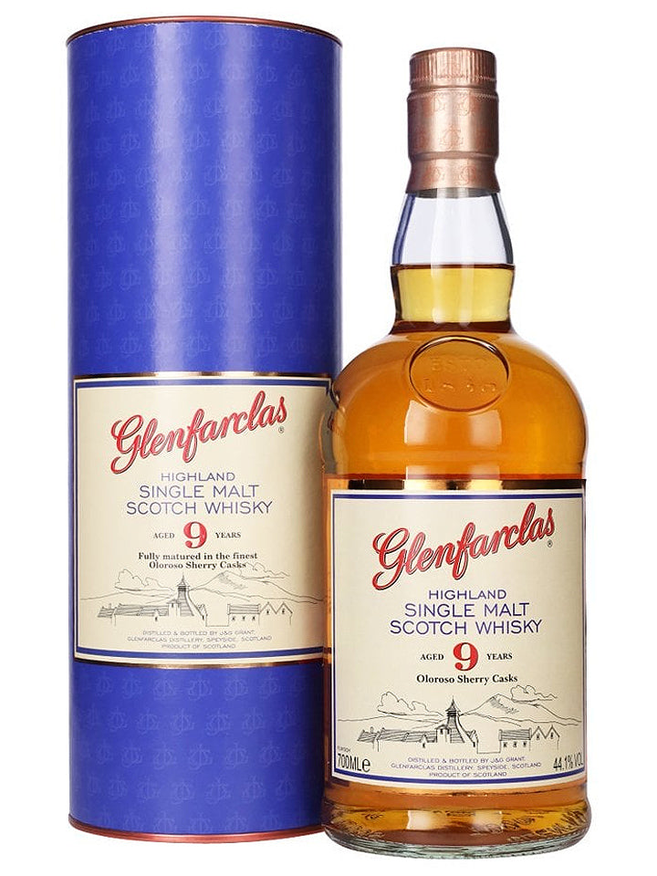 Glenfarclas 9 Year Old Oloroso Sherry Casks Single Malt Scotch Whisky 700mL