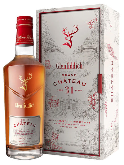 Glenfiddich 31 Year Old Grand Château Bordeaux Wine Cask Finish Single Malt Scotch Whisky 700mL