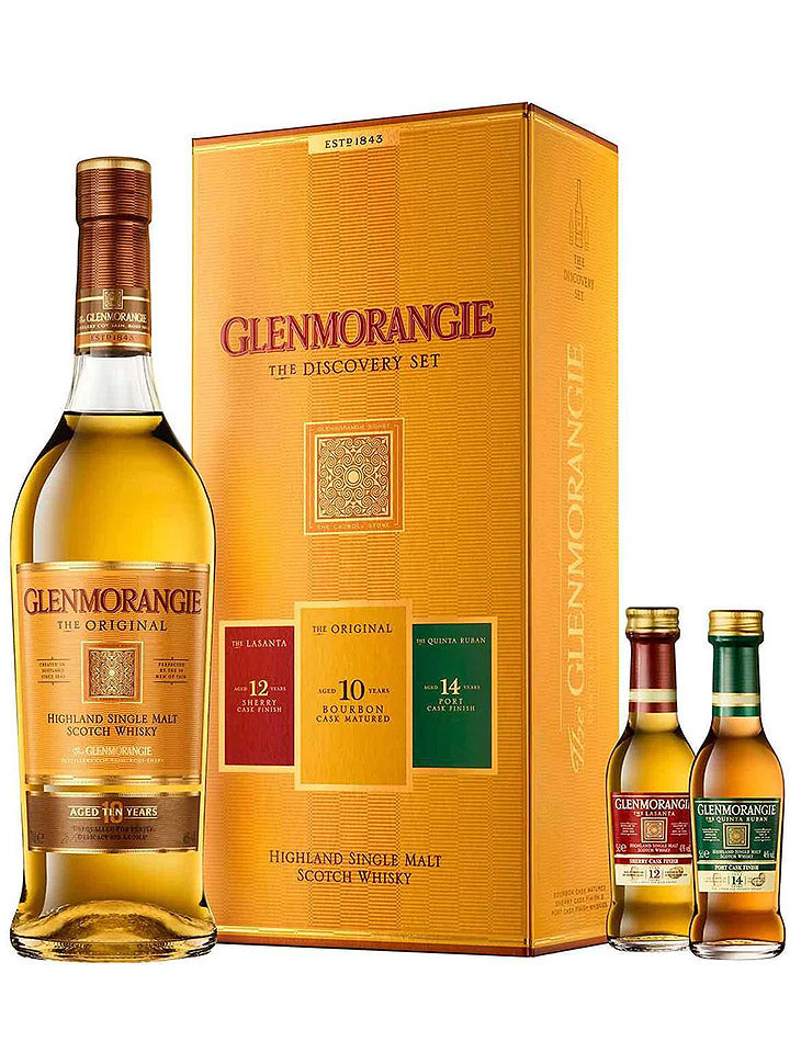 Glenmorangie 10 Year Old Discovery Set Single Malt Scotch Whisky 700mL + 2 x 50mL