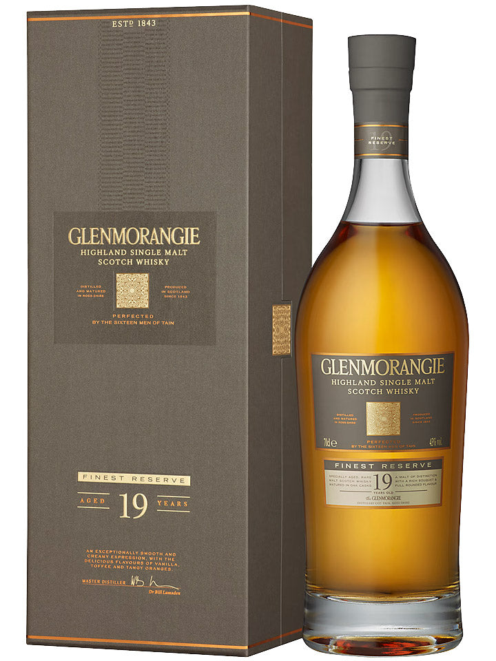 Glenmorangie 19 Year Old Single Malt Scotch Whisky 700mL