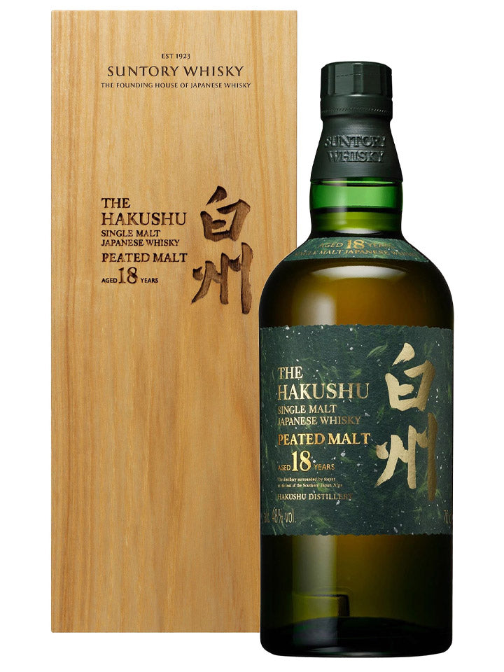 Hakushu 18 Year Old Peated Malt 2025 Edition Single Malt Japanese Whisky 700mL