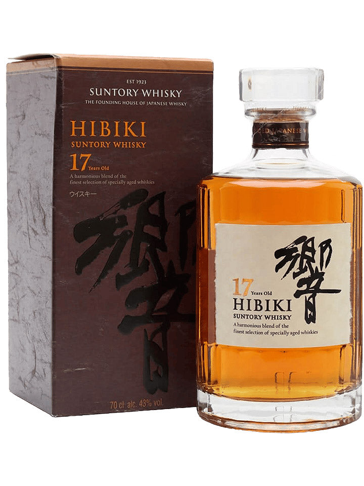 Hibiki 17 Year Old Blended Japanese Suntory Whisky 700mL