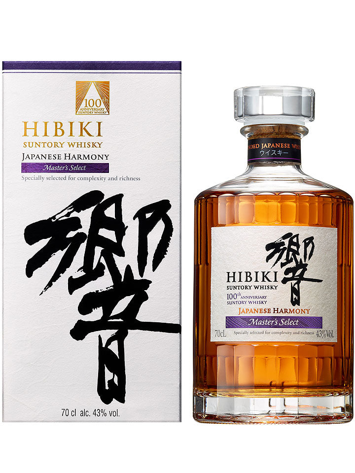 Hibiki Harmony Master's Select 100th Anniversary Limited Edition Suntory Blended Japanese Whisky 700mL