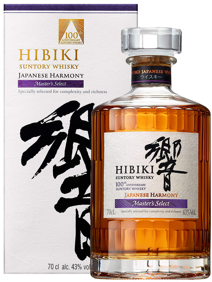 Hibiki Harmony Master's Select 100th Anniversary Limited Edition Suntory Blended Japanese Whisky 700mL