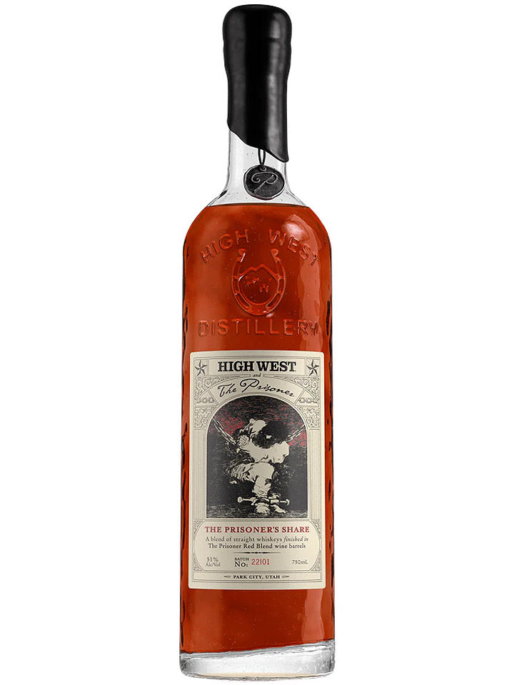 High West The Prisoner's Share Red Wine Cask Finish Blended Straight Whiskey 750mL