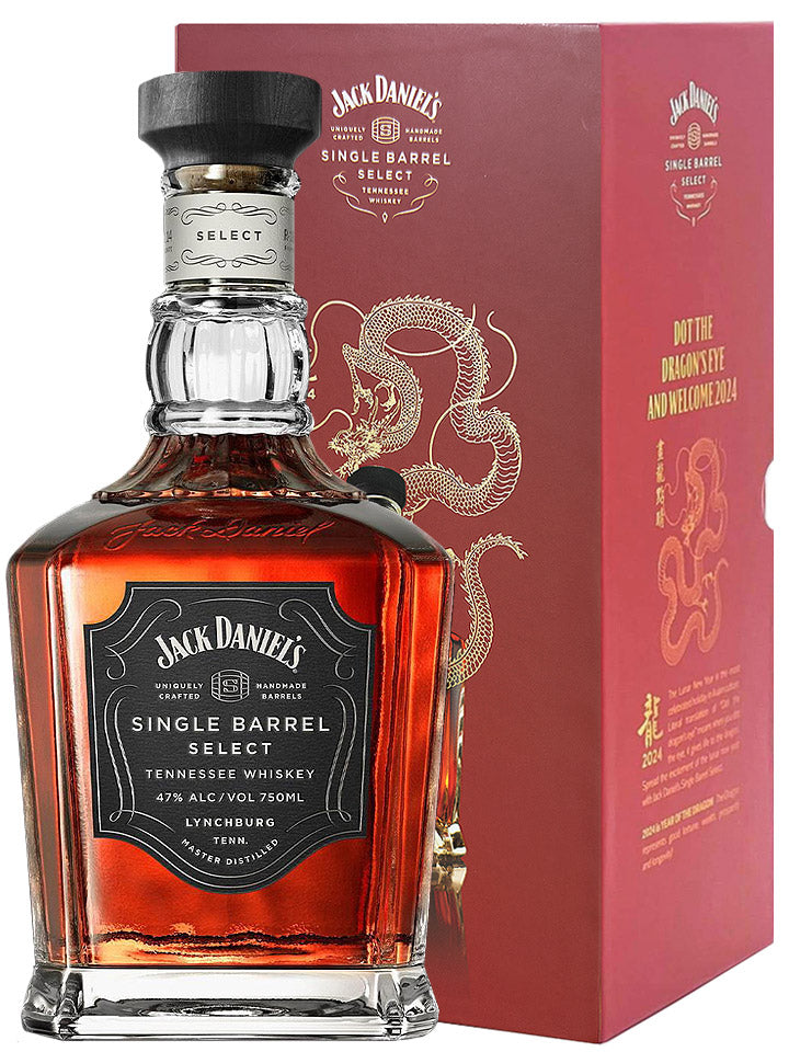 Jack Daniels Single Barrel Select Year Of The Dragon 2024 47% Tennessee Whiskey 750mL