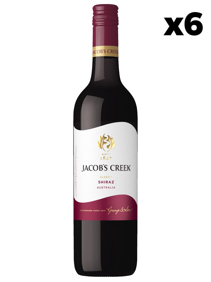 Jacob's Creek Classic Shiraz Red Wine Case 6 x 750mL