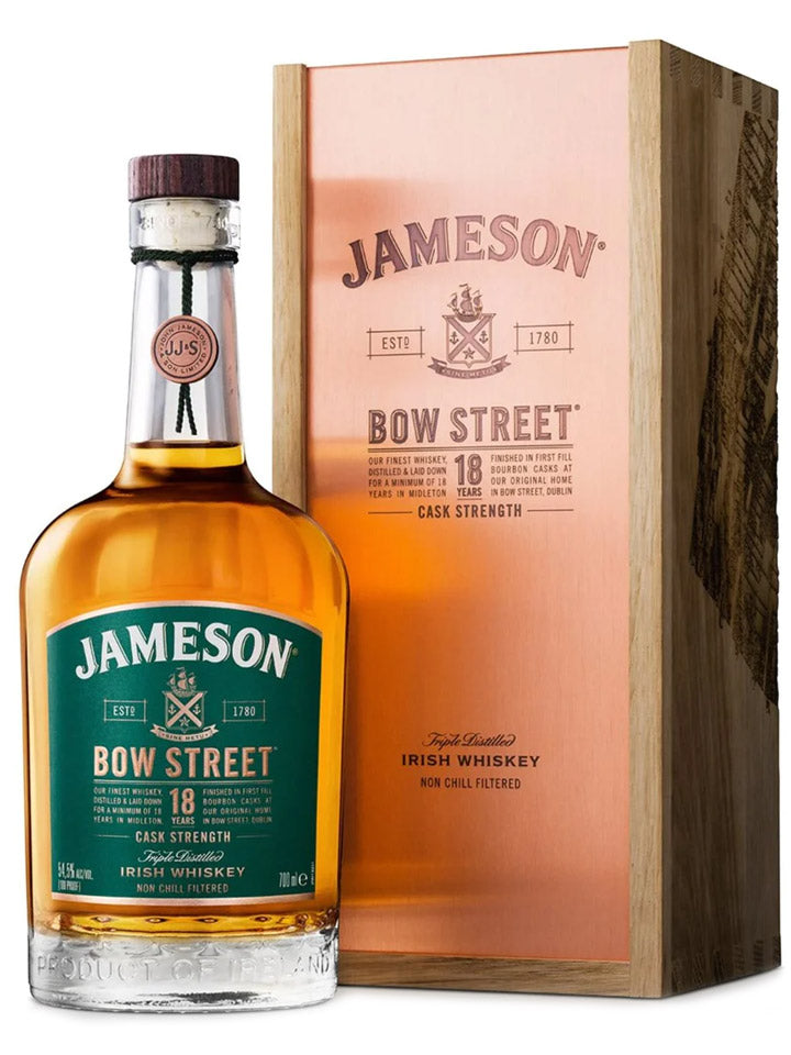 Jameson Bow Street 18 Year Old Cask Strength Blended Irish Whiskey 700mL