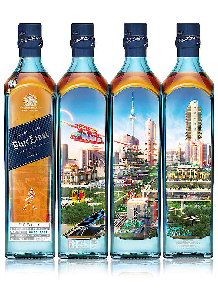 Johnnie Walker Blue Label Cities Of The Future Berlin 2220 Blended Scotch Whisky 700mL