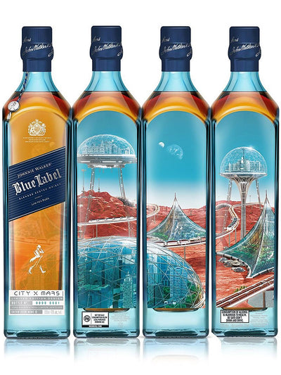 Johnnie Walker Blue Label Cities Of The Future City x Mars 2220 Blended Scotch Whisky 700mL