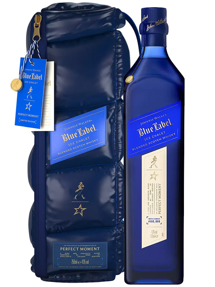 Johnnie Walker Blue Label Ice Chalet Limited Edition Blended Scotch Wh 