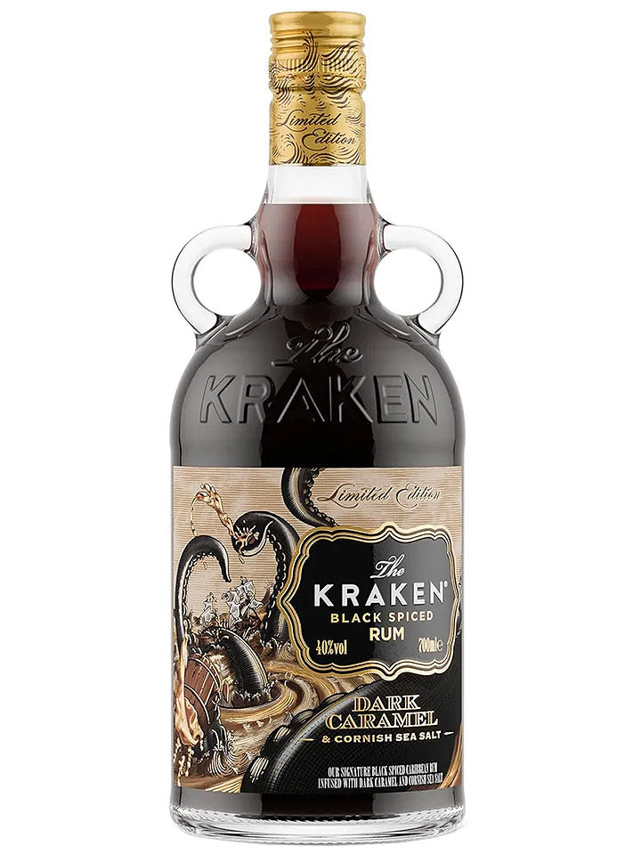 Kraken Dark Caramel & Cornish Sea Salt Limited Edition Black Spiced Rum 700mL
