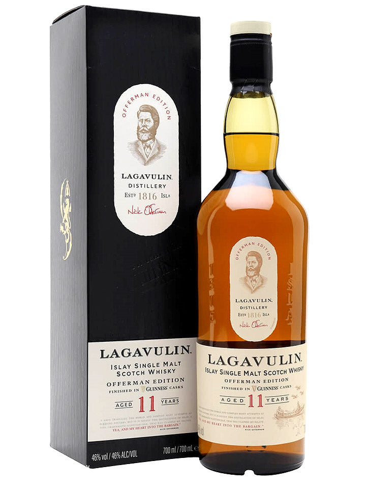 Lagavulin 11 Year Old Guinness Cask Finish Offerman Edition #2 Single Malt Scotch Whisky 700mL