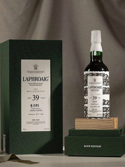 Laphroaig 39 Year Old The Wall Collection "Rope" By Laura Carlin Single Malt Scotch Whisky 700mL
