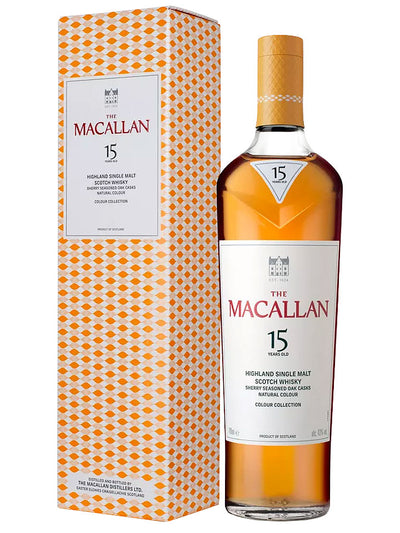 The Macallan Colour Collection 12,15,18 & 21 Year Old Single Malt Scotch Whisky 700mL