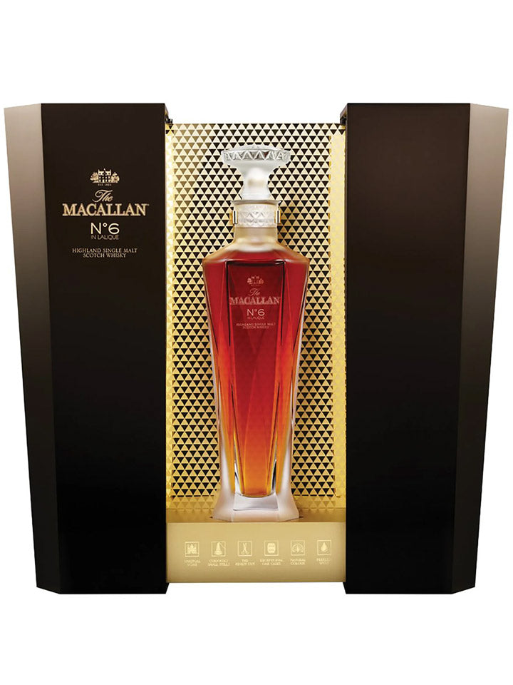 The Macallan No. 6 Lalique Decanter Scotch Whisky 700mL