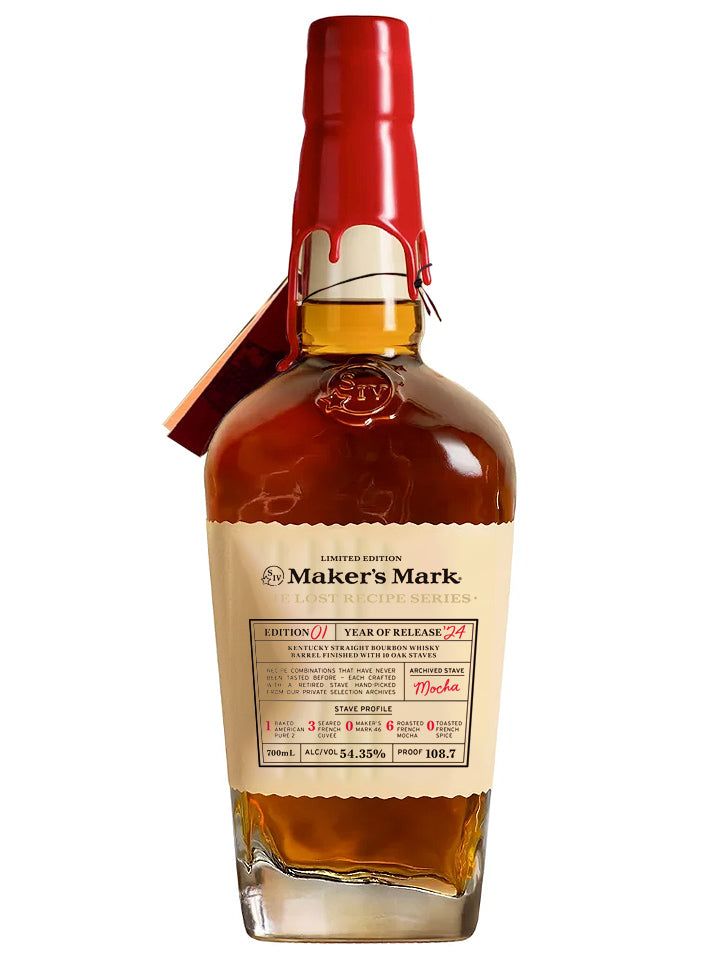 Makers Mark The Lost Recipe Series: Edition #01 2024 Kentucky Straight Bourbon Whiskey 700mL