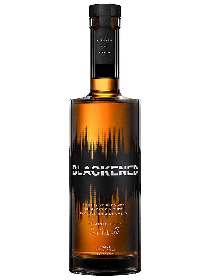 Metallica's Blackened Original Black Brandy Cask Finish Blended American Whiskey 750mL
