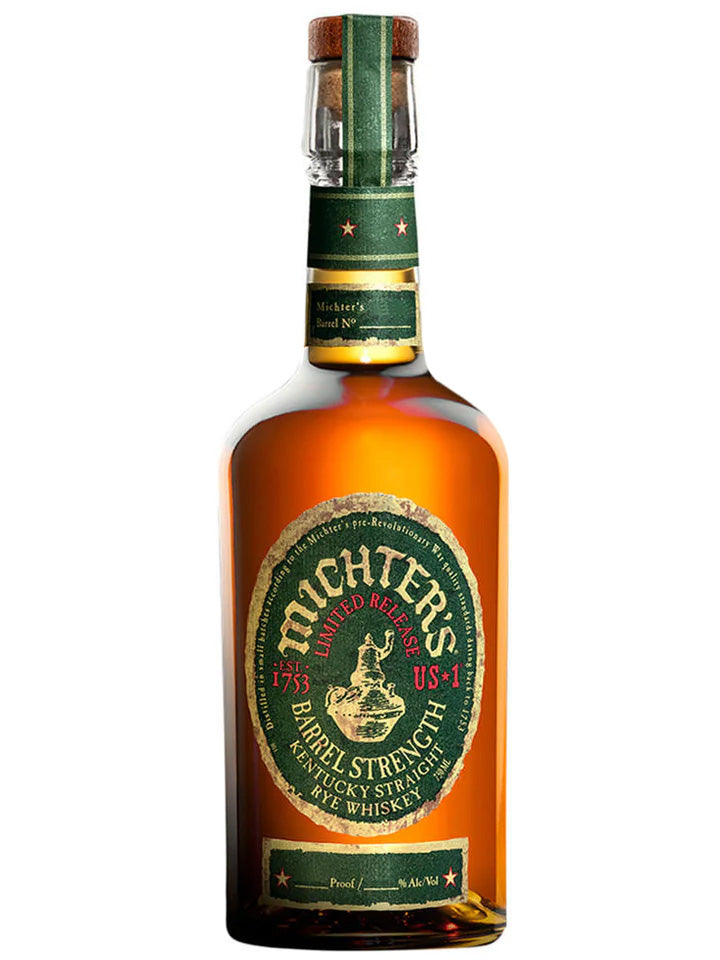 Michter's US 1 Limited Release Barrel Strength Kentucky Straight Rye Whiskey 700mL