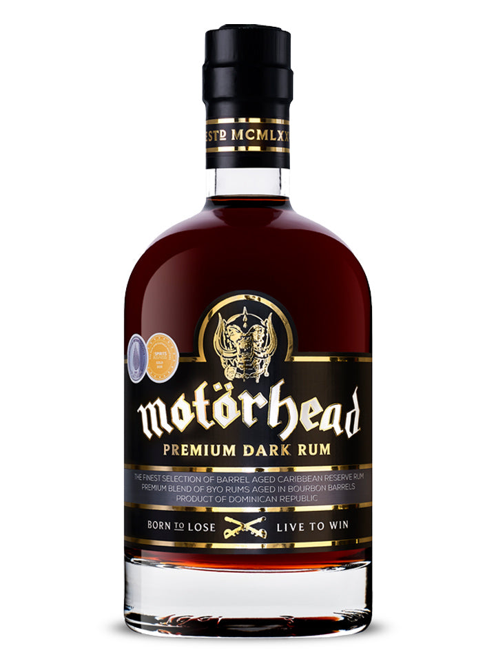 Motorhead Caribbean Premium Dark Rum 700mL