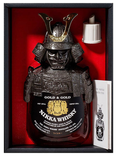 Nikka Gold & Gold Samurai (Metal Version) Limited Edition Japanese Whisky 750mL