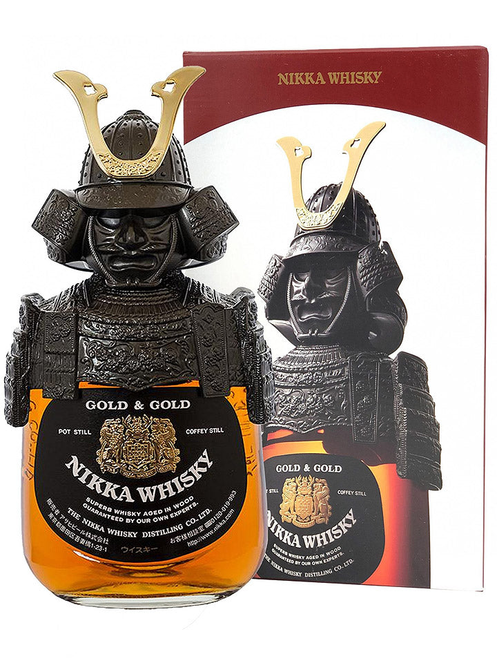 Nikka Gold & Gold Samurai (Metal Version) Limited Edition Japanese Whisky 750mL
