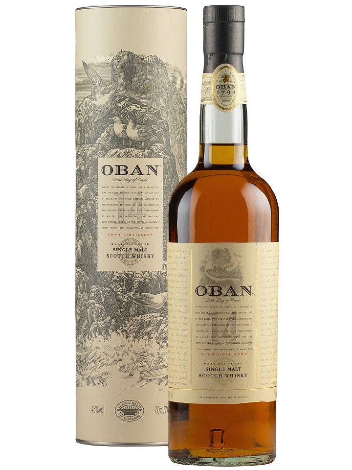 Oban 14 Year Old Single Malt Scotch Whisky 700mL