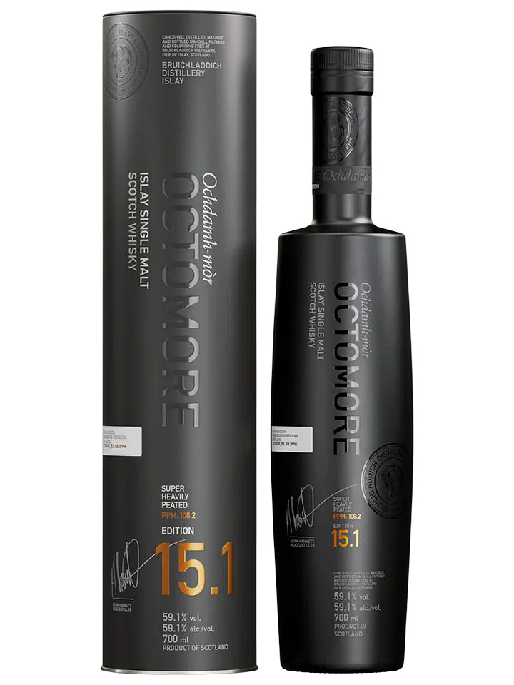 Bruichladdich Octomore 15.1 Islay Single Malt Scotch Whisky 700mL