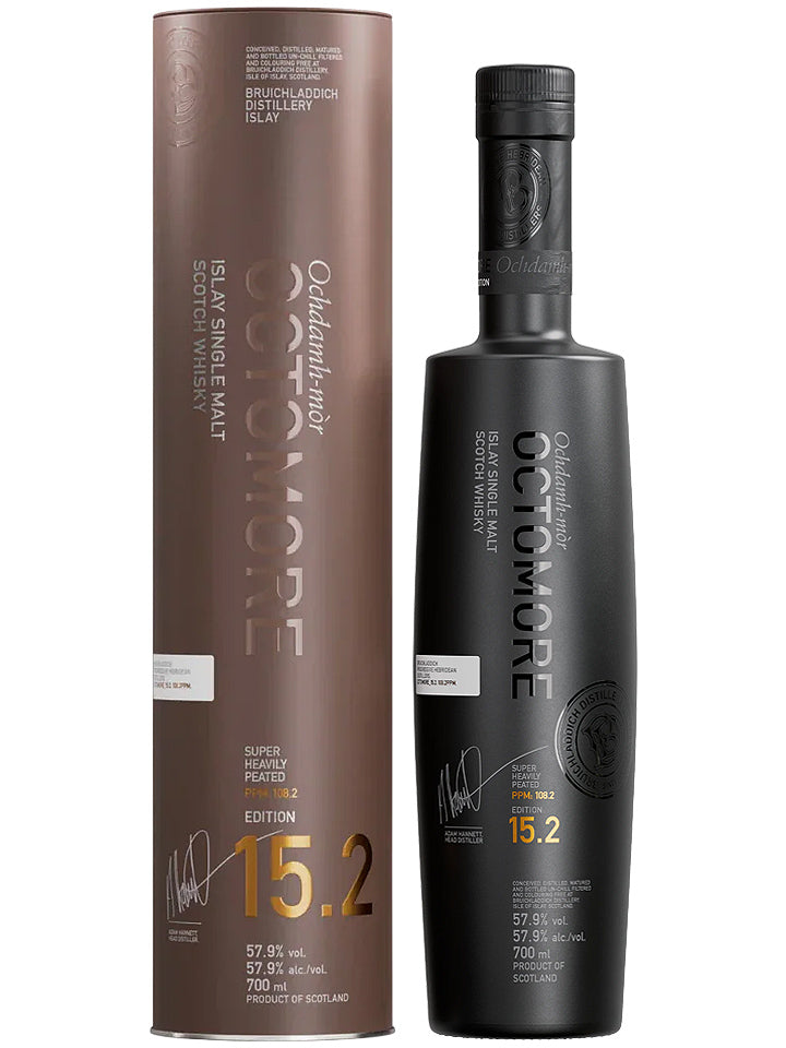 Bruichladdich Octomore 15.2 Islay Single Malt Scotch Whisky 700mL