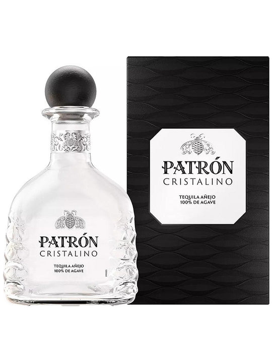 Patron Cristalino Clear Anejo Tequila 750mL – The Drink Society