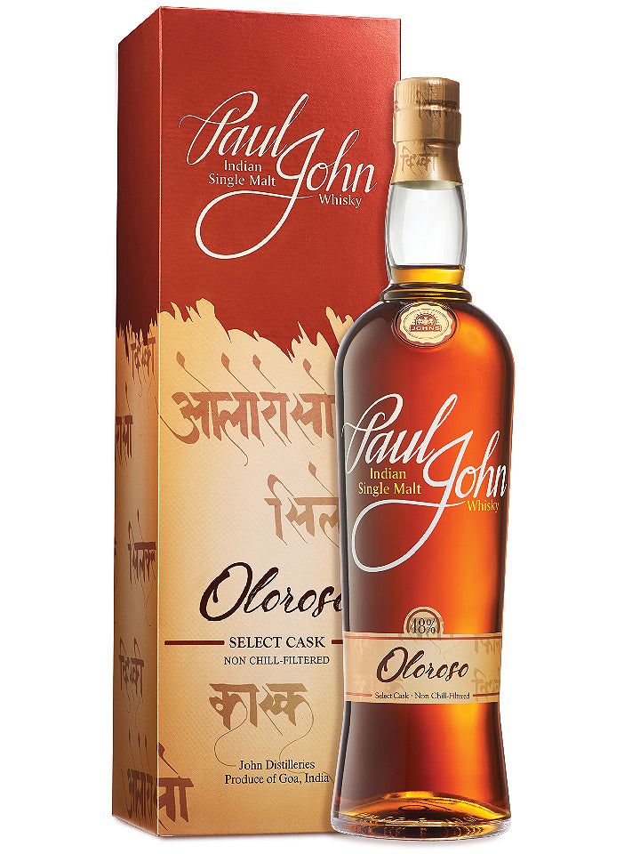 Paul John Select Cask Oloroso Single Malt Indian Whisky 700mL