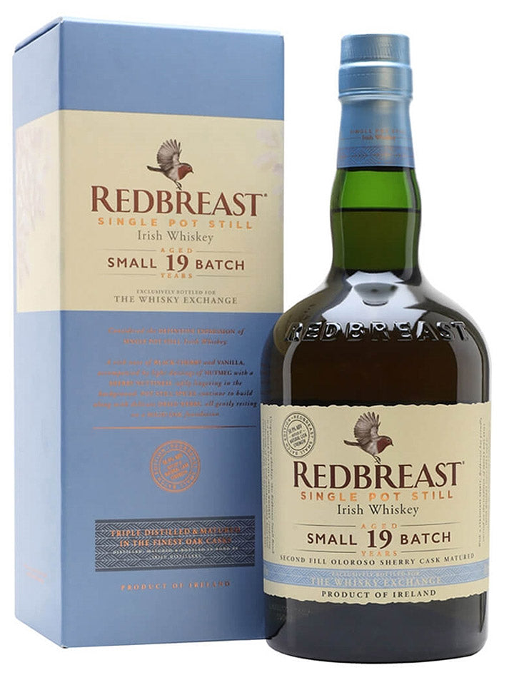 Redbreast 19 Year Old Small Batch Oloroso Sherry Cask Single Pot Still Irish Whiskey 700mL