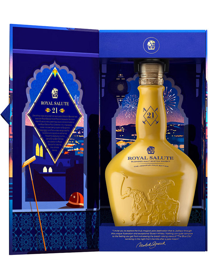 ウイスキー  SALUTE THE  POLO EDITION 700ml Chivas Royal Salute 21 Year Old Miami Polo Edition | Skull & Barrel