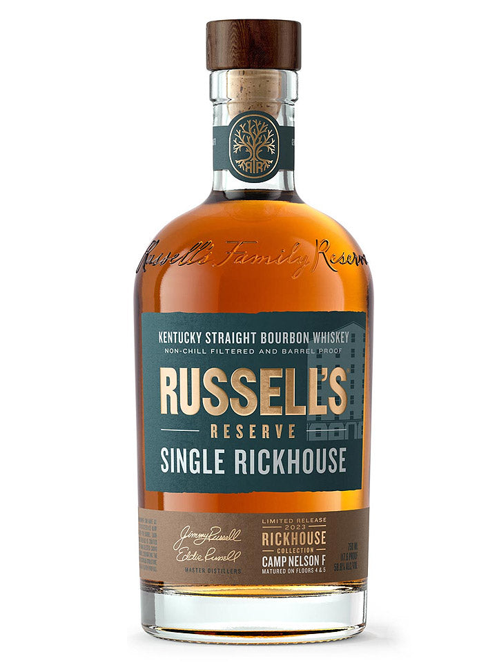 Russell's Reserve Single Rickhouse Camp Nelson F 2023 Limited Release Kentucky Straight Bourbon Whiskey 750mL