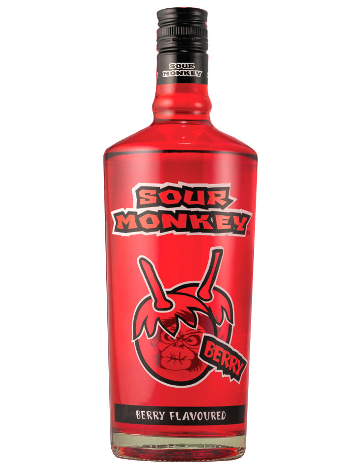 Sour Monkey Sour Berry Spirit Cooler Liqueur 750mL