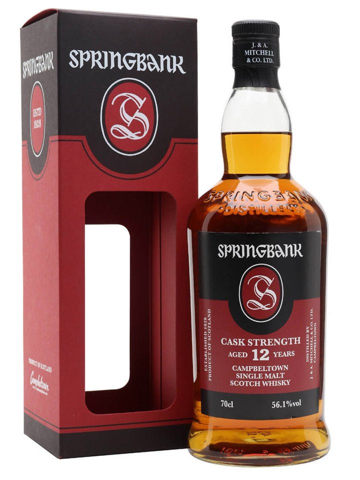 Springbank 12 Year Old Cask Strength 2020 Release Single Malt Scotch Whisky 700mL